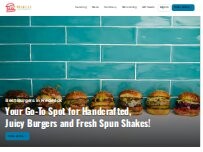 Website Screenshot Maxwell's Burgers & Shakes