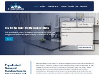 Website Screenshot LG General Contracting