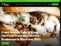 Website Screenshot Selfie Subs Restaurant