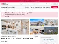 Website Screenshot The Waters at Center Lake Ranch - Taylor Morrison