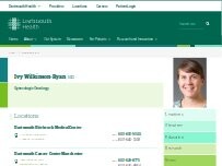 Website Screenshot Ivy Wilkinson-Ryan, MD