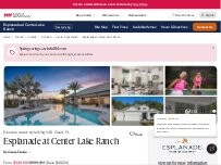 Website Screenshot Esplanade at Center Lake Ranch - Taylor Morrison
