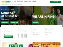 Website Screenshot Subway
