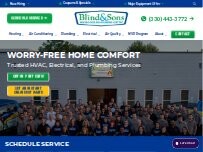 Website Screenshot Blind & Sons