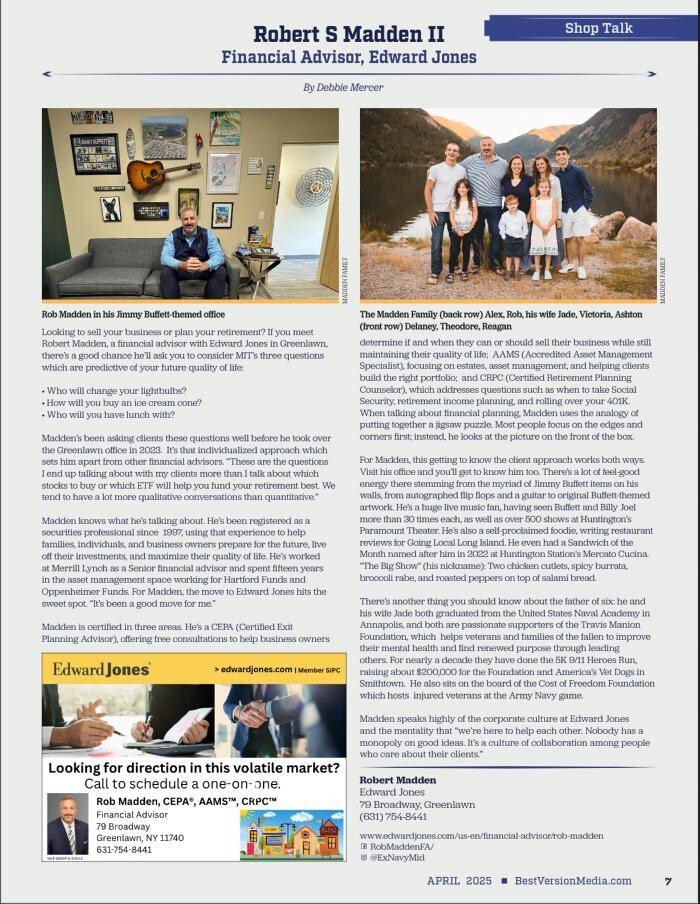 Images Edward Jones - Financial Advisor: Robert S Madden II, CEPA