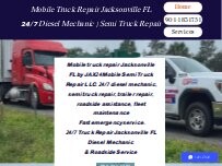 Website Screenshot JAX24 Mobile Semi Truck Repair LLC