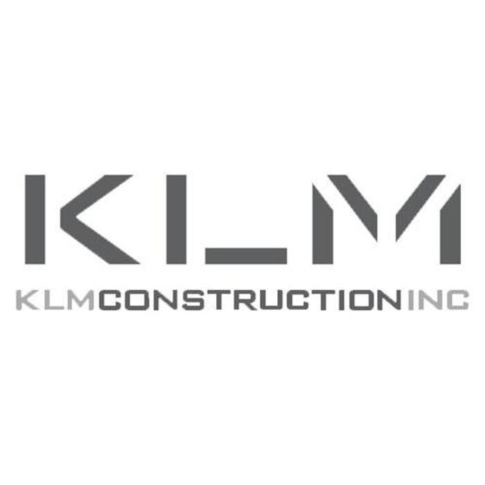 KLM Construction Logo