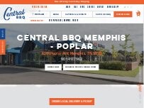 Website Screenshot Central BBQ Poplar