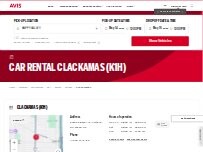 Website Screenshot Avis Car Rental