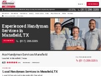 Website Screenshot Ace Handyman Services Mansfield