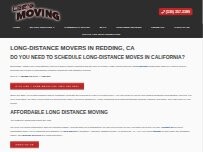Website Screenshot Lee's Moving