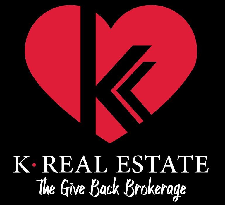 K Real Estate Utah- The Give Back Brokerage Logo
