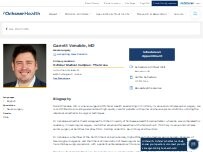 Website Screenshot Garrett Venable, MD