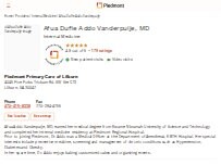 Website Screenshot Afua Addo Vanderpuije, MD