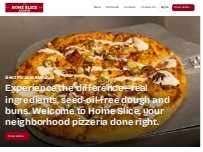 Website Screenshot Home Slice Pizzeria