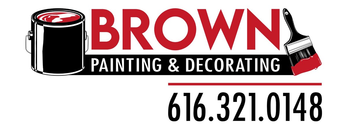 Brown Painting & Decorating Logo