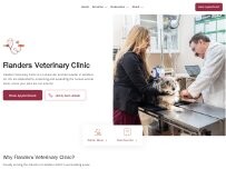Website Screenshot Flanders Veterinary Clinic