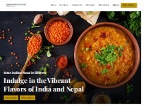 Website Screenshot Sherpa Indian Kitchen - Indian and Nepali restaurant