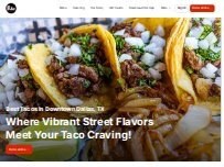 Website Screenshot Mas Street Tacos