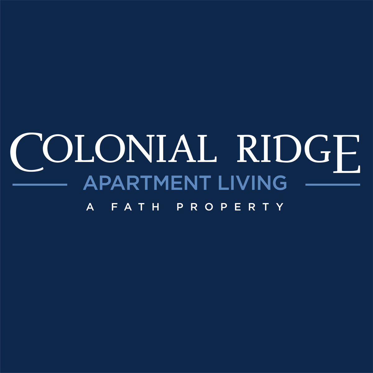 Colonial Ridge Apartments Logo