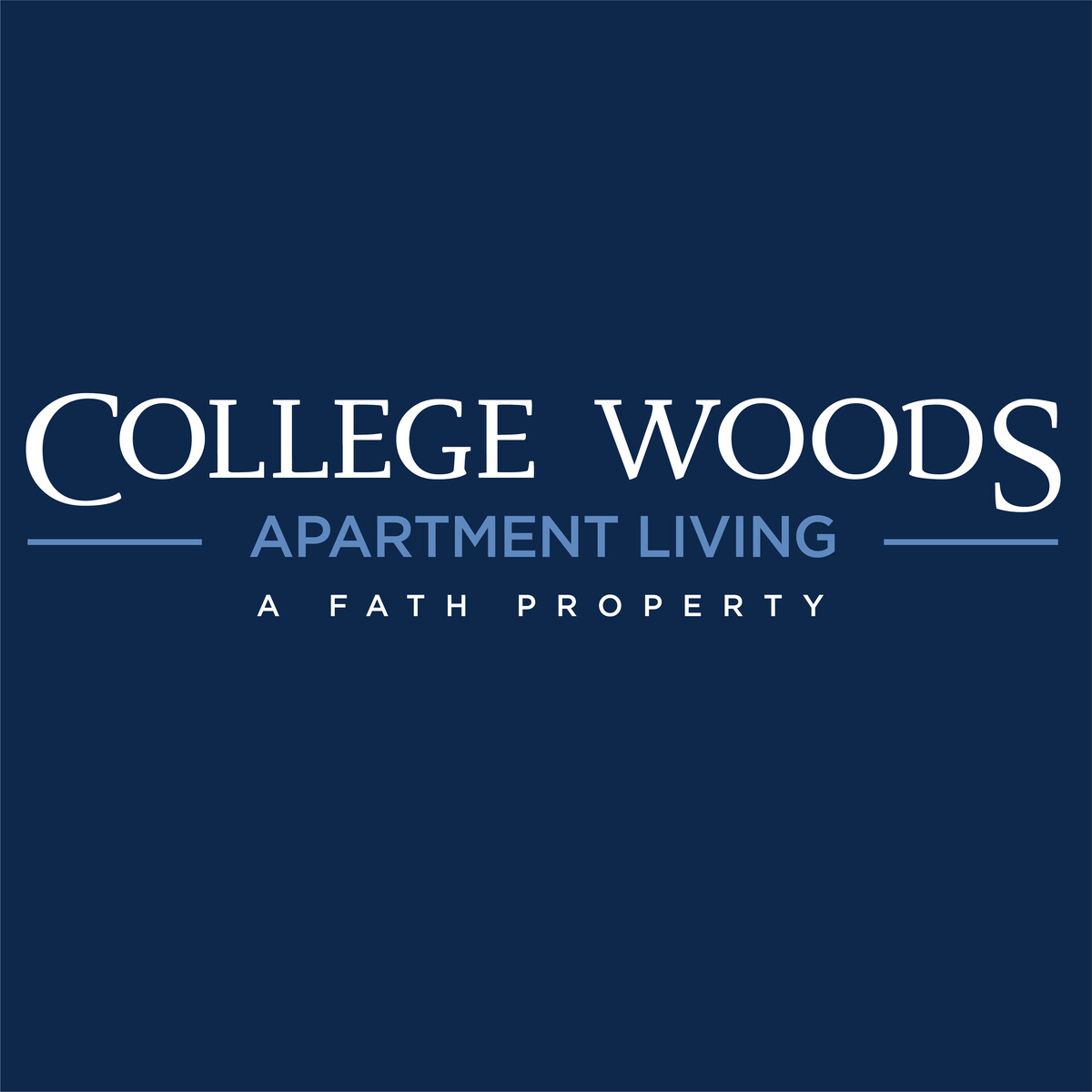 College Woods Apartments Logo