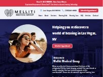 Website Screenshot Melliti Medical group
