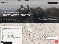 Website Screenshot Gameday Men's Health Northwest El Paso, TX
