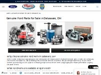 Website Screenshot Byers Ford Parts Center