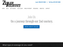 Zeiler Insurance website screenshot