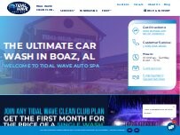 Website Screenshot Tidal Wave Auto Spa | Car Wash