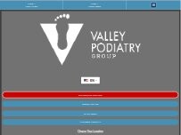 Website Screenshot Amrita Kaur, DPM