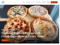 Website Screenshot Pioneer Pizza
