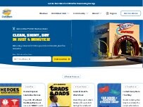 Website Screenshot Rocket Express Car Wash