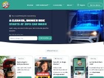 Website Screenshot Zips Car Wash