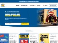 Website Screenshot Rocket Express Car Wash