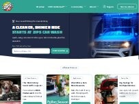 Website Screenshot Zips Car Wash