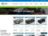 Website Screenshot Drive Appeal in Bloomington