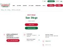 Website Screenshot Krispy Kreme