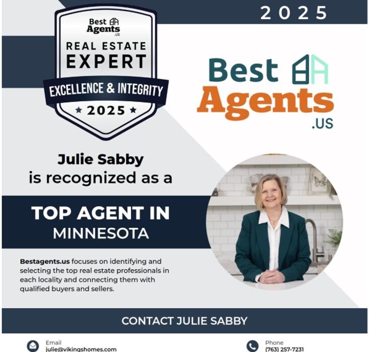 Images Julie Sabby, Vikings Homes brokered by eXp Realty