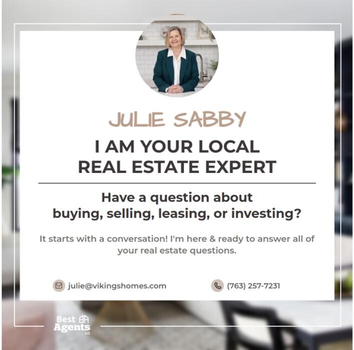 Images Julie Sabby, Vikings Homes brokered by eXp Realty