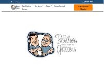Website Screenshot The Brothers that just do Gutters