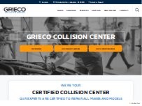 Website Screenshot Grieco Collision Center
