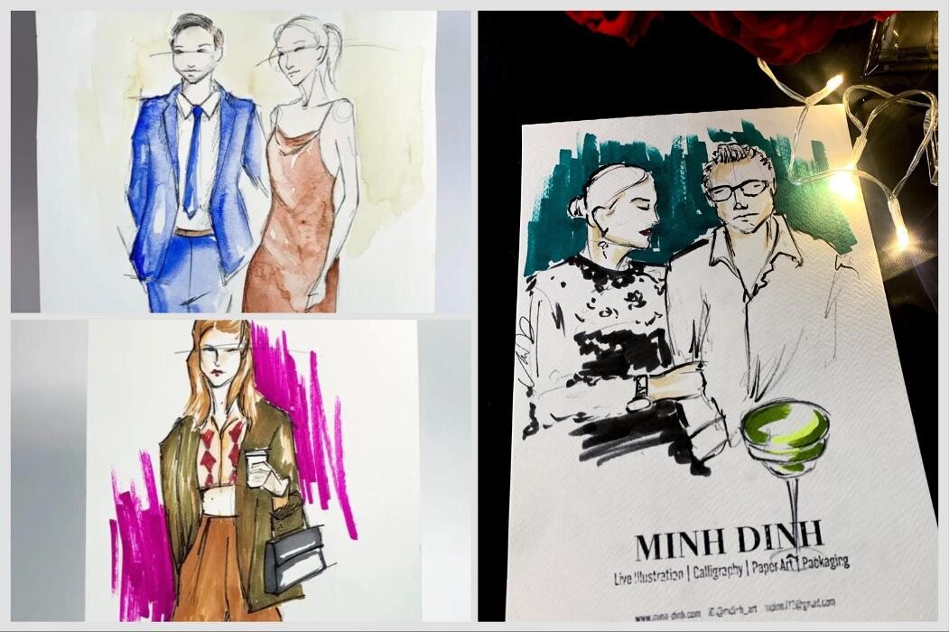 Images Minh Dinh Live Event Artist