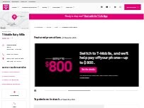 Website Screenshot T-Mobile