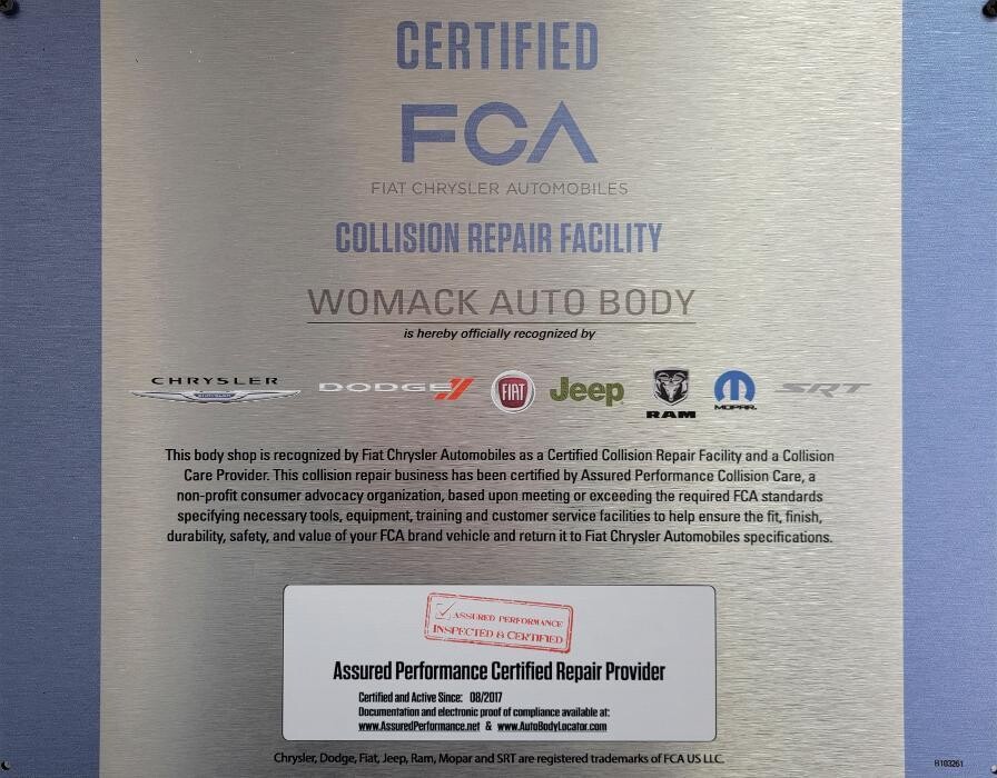 Images WOMACK AUTO BODY