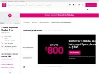 Website Screenshot T-Mobile Authorized Retailer