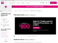 Website Screenshot T-Mobile Authorized Retailer