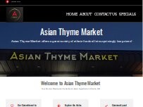 Website Screenshot Asian Thyme Market