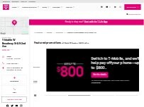 Website Screenshot T-Mobile