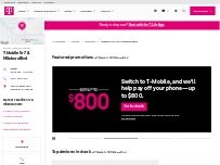 Website Screenshot T-Mobile Authorized Retailer